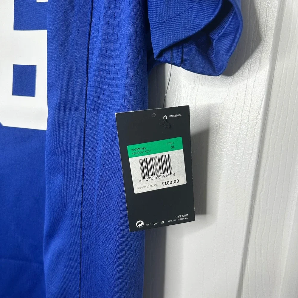 Nike NWT Women's NFL Giants Saquon Barkley 26 Jersey On Field Apparel Blue XL